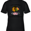 NHL Just A Woman Who Loves Chicago Blackhawks Hockey Sports Youth T-Shirt –