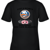 NHL Just A Woman Who Loves New York Islanders Hockey Sports Youth T-Shirt –