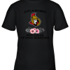 NHL Just A Woman Who Loves Ottawa Senators Hockey Sports Youth T-Shirt –