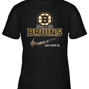 NHL Team Boston Bruins x Nike Just Hate Us Hockey Youth T-Shirt –