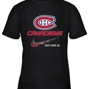 NHL Team Montreal Canadiens x Nike Just Hate Us Hockey Youth T-Shirt –
