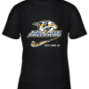 NHL Team Nashville Predators x Nike Just Hate Us Hockey Youth T-Shirt –