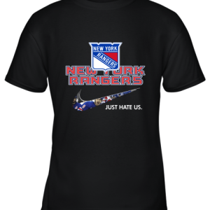 NHL Team New York Rangers x Nike Just Hate Us Hockey Youth T-Shirt –