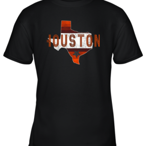 New Houston Retro Baseball Shirt Vintage Houston Baseball Youth T-Shirt –
