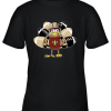 New Orleans Saints Turkey Football Thanksgiving Youth T-Shirt –