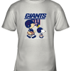 New York Giants Let’s Play Football Together Snoopy NFL Youth T-Shirt –