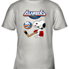 New York Islanders Ice Hockey Broken Teeth Snoopy NHL Youth T-Shirt –