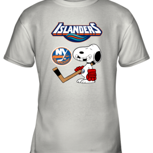 New York Islanders Ice Hockey Broken Teeth Snoopy NHL Youth T-Shirt –