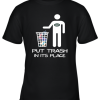 New York Jets Put Trash In Its Place Funny NFL Youth T-Shirt –