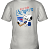 New York Rangers Ice Hockey Broken Teeth Snoopy NHL Youth T-Shirt –