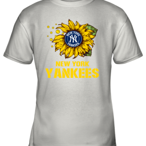 New York Yankees Sunflower MLB Baseball Youth T-Shirt –