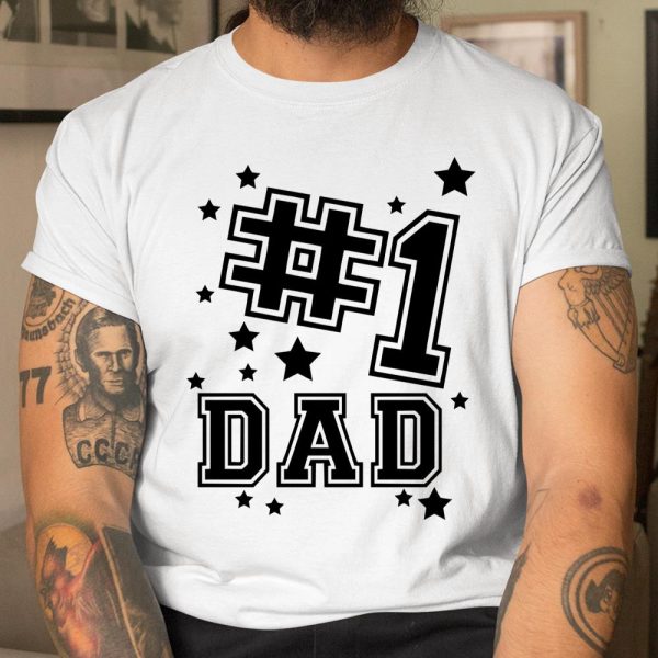 No 1 Dad – #1 Dad Fathers Day T Shirt  Itees Global