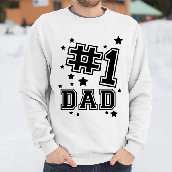 No 1 Dad – #1 Dad Fathers Day T Shirt  Itees Global