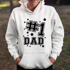 No 1 Dad 1 Dad Fathers Day T Shirt Itees Global 4