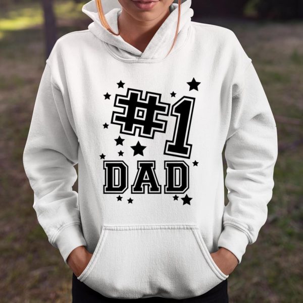 No 1 Dad – #1 Dad Fathers Day T Shirt  Itees Global