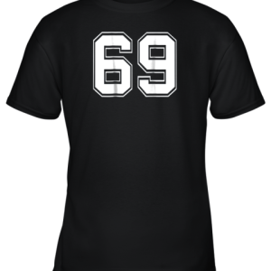 Number 69 Football Baseball Soccer Jersey Uniform Youth T-Shirt –