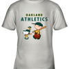 Oakland Athletics Let’s Play Baseball Together Snoopy MLB Youth T-Shirt –