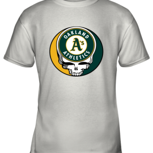 Oakland Athletics The Grateful Dead Baseball Mlb Mashup Youth T-Shirt –