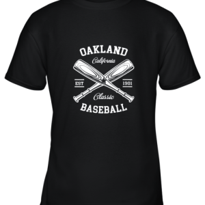 Oakland Baseball, Classic Vintage California Retro Fans Gift Youth T-Shirt –