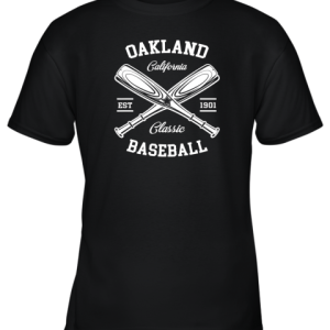 Oakland Baseball, Classic Vintage California Retro Fans Gift t Youth T-Shirt –