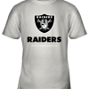 Oakland Raiders NFL Pro Line Black Team Lockup Youth T-Shirt –