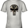 Oakland Raiders The Punisher Mashup Football Youth T-Shirt –