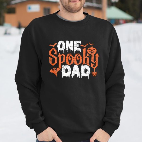 One Spooky Dad Funny Tee Halloween Gifts for Daddy Father T Shirt  Itees Global