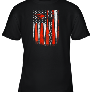 Oregon State Beavers Baseball Flag Team Name Youth T-Shirt –