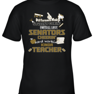 Ottawa Senators NHL I’m A Difference Making Student Caring Hockey Loving Kinda Teacher Youth T-Shirt –