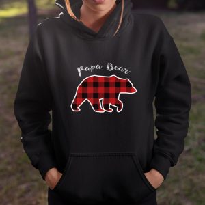 PAPA BEAR Men Red Plaid Christmas Pajama Family Dad Gift Premium T Shirt87SYT0U5C4 T Shirt Itees Global 4