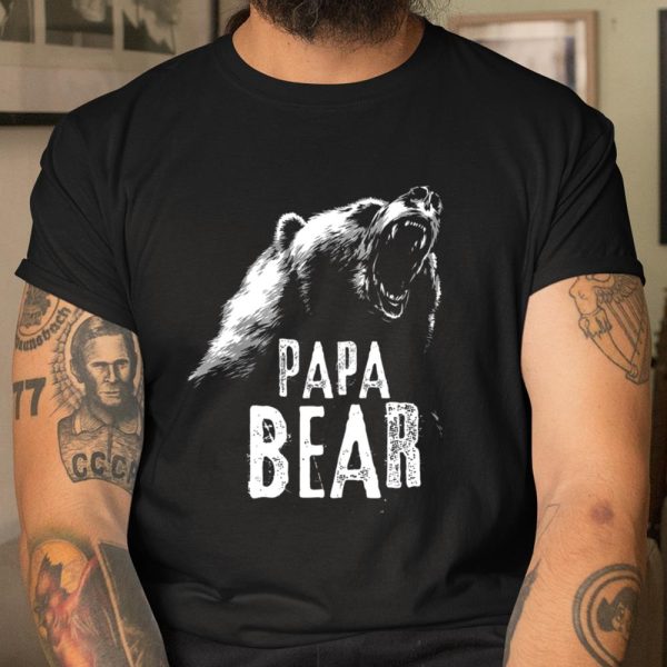 Papa Bear Best Dad TShirt Fathers Day Father Pop T Shirt  Itees Global