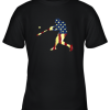Patriotic American Flag Baseball Shirt, Baseball Youth T-Shirt –