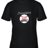Philadelphia Baseball Philly Tshirt Ball and Skyline Design Youth T-Shirt –