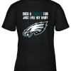 Philadelphia Eagles Born A Eagles Fan Just Like My Daddy Youth T-Shirt –