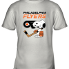 Philadelphia Flyers Ice Hockey Broken Teeth Snoopy NHL Youth T-Shirt –