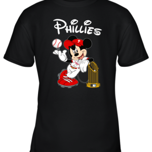 Philadelphia Phillies Mickey Taking The Trophy MLB 2019 Youth T-Shirt –