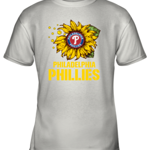 Philadelphia Phillies Sunflower MLB Baseball Youth T-Shirt –