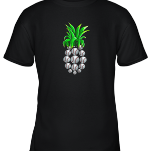 Pineapple Baseball Shirt Hawaiian Aloha Beach Gift Hawaii Youth T-Shirt –