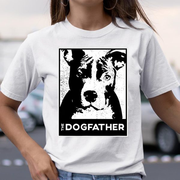 Pit Bull Terrier The Dog father Funny Dog Dad T Shirt  Itees Global