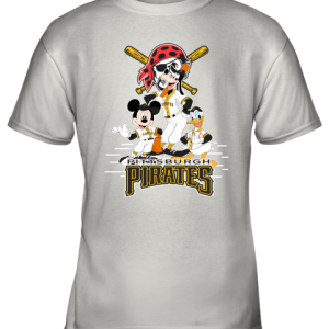 Pittsburgh Pirates Mickey Donald And Goofy Baseball Youth T-Shirt –