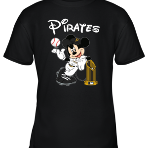 Pittsburgh Pirates Mickey Taking The Trophy MLB 2019 Youth T-Shirt –