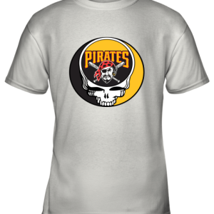 Pittsburgh Pirates The Grateful Dead Baseball Mlb Mashup Youth T-Shirt –