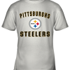 Pittsburgh Steelers NFL Line Gray Victory Youth T-Shirt –