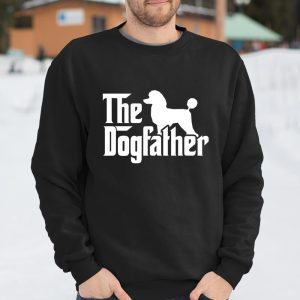 Poodle The Dogfather Cool Dog Daddy Dad Papa Father T Shirt Itees Global 3