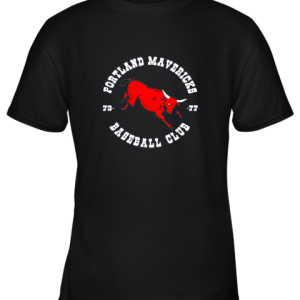 Portland Shirt Cows Mavericks Baseball Vintage For Awesome Youth T-Shirt –