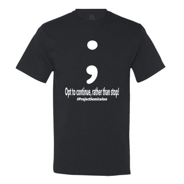 Project Semicolon Inspired Men’s T-Shirt