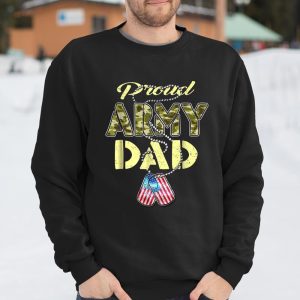 Proud Army Dad Shirt Camo Military Father T Shirt Itees Global 3