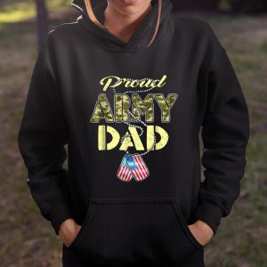 Proud Army Dad Shirt Camo Military Father T Shirt Itees Global 4
