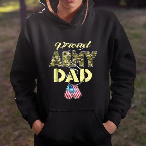 Proud Army Dad Shirt Camo Military Father T Shirt  Itees Global