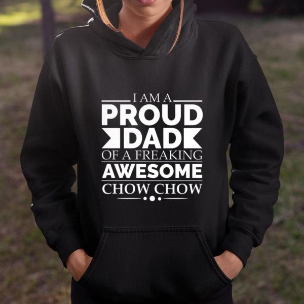 Proud Dad of Awesome Chow Chow Dog Lover Dog Dad Owners Premium T Shirt.M6SPTEUDCQ T Shirt  Itees Global